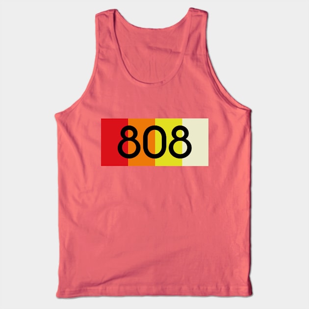 TR-808 STRIPES & FONT #5 Tank Top by RickTurner